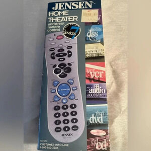 2/25$ Jensen Home Theatre Universal Remote For 7 Devices